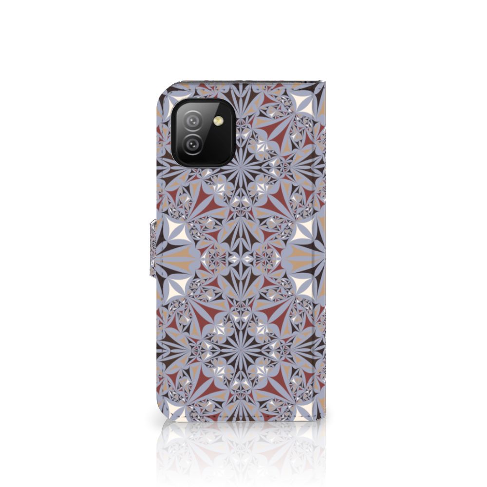 Samsung Galaxy A03 Bookcase Flower Tiles