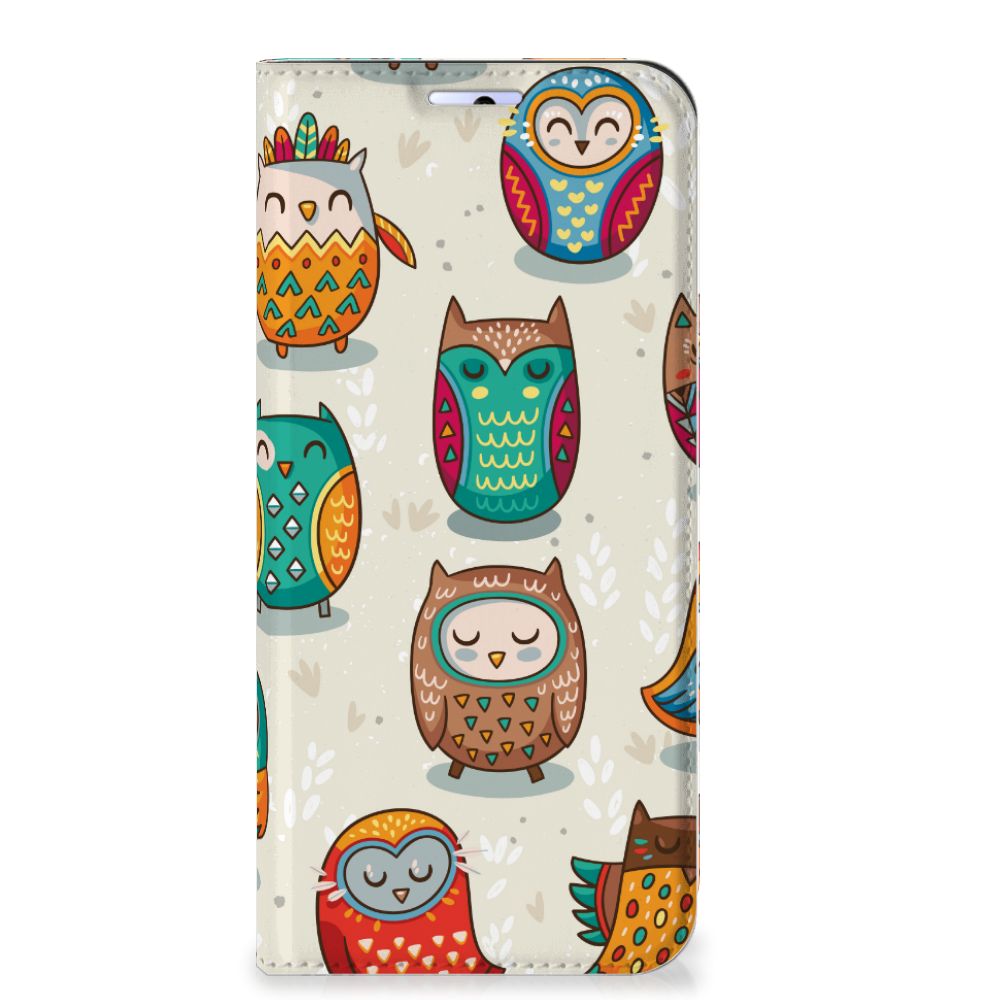 Motorola Moto G31 | G41 Hoesje maken Vrolijke Uilen - B2C Telecom