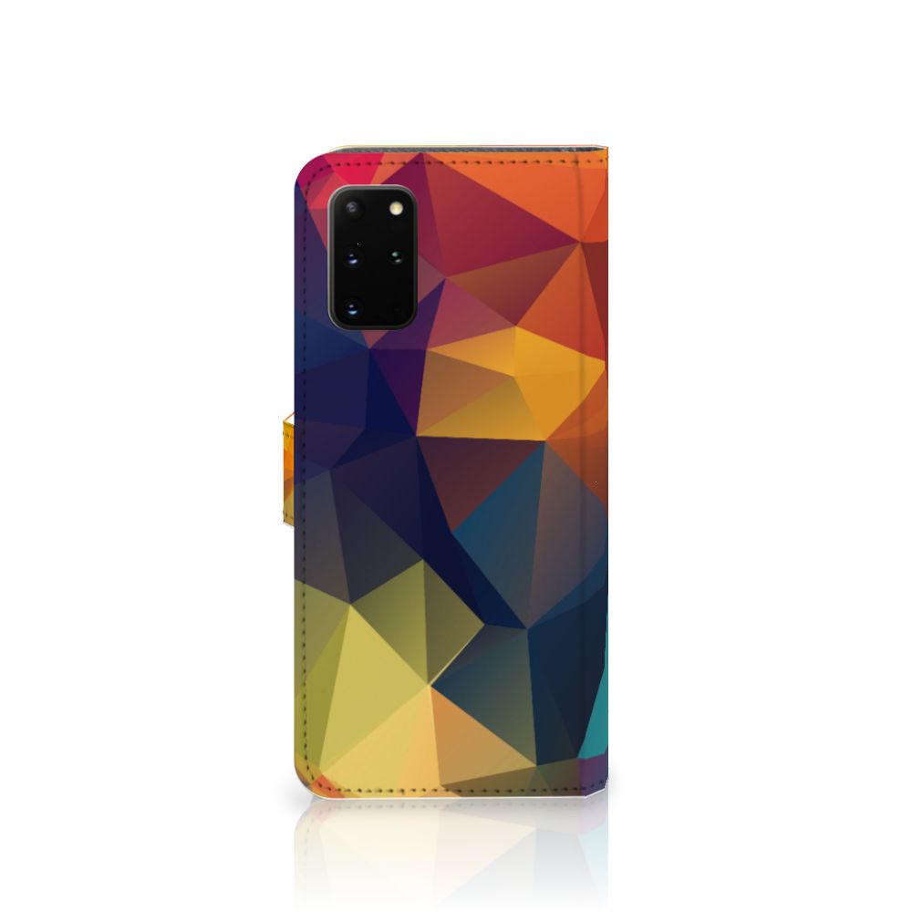 Samsung Galaxy S20 Plus Book Case Polygon Color