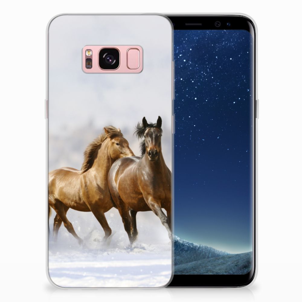 Samsung Galaxy S8 TPU Hoesje Paarden