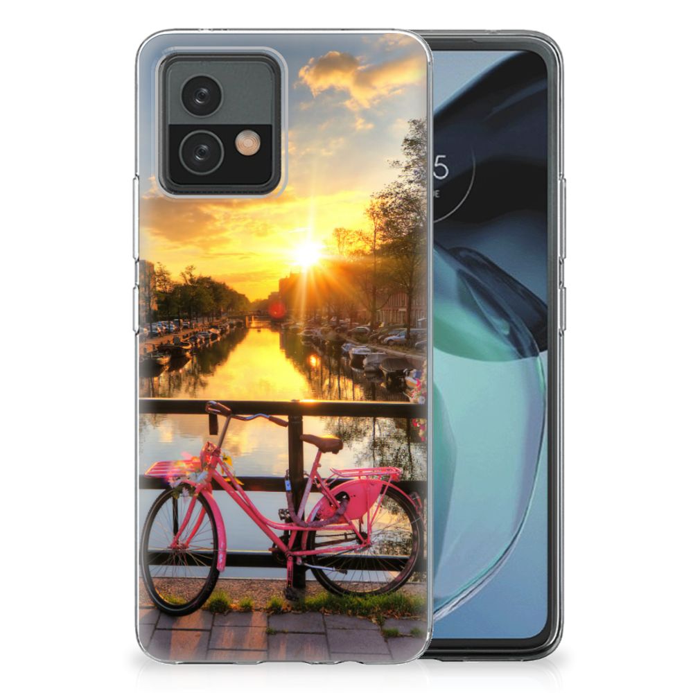 Motorola Moto G72 Siliconen Back Cover Amsterdamse Grachten B2C Telecom