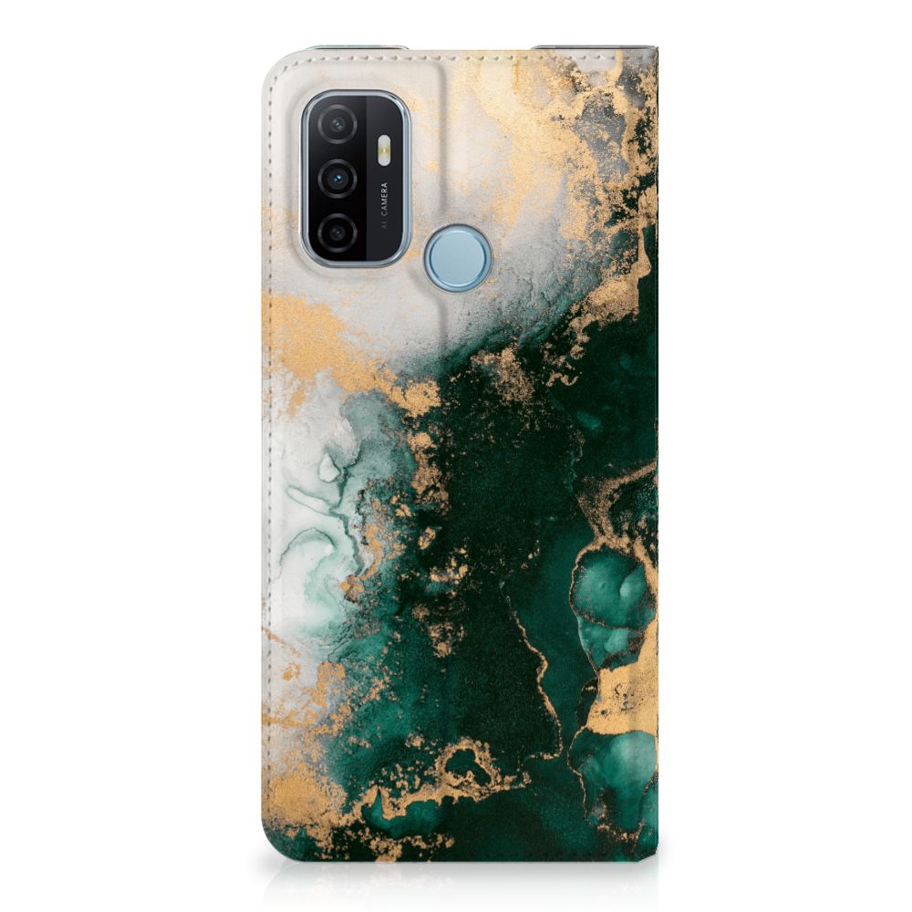 Standcase voor OPPO A53 | A53s Marmer Groen - B2C Telecom