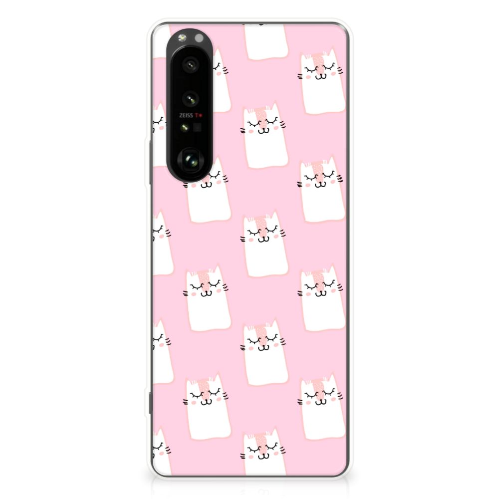 Sony Xperia 1 III TPU Hoesje Sleeping Cats