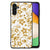 Samsung Galaxy A13 5G | A04s Bloemen Hoesje Gouden Bloemen