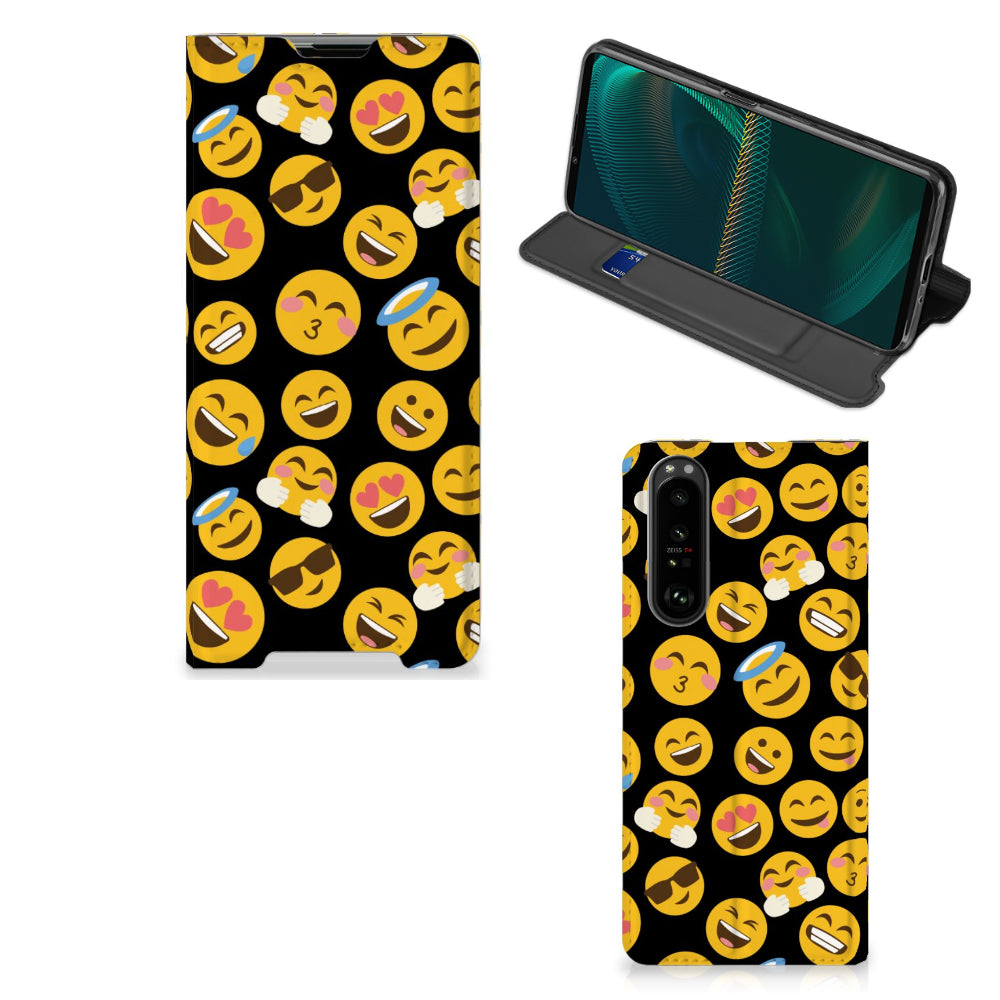 Sony Xperia 5 III Hoesje met Magneet Emoji