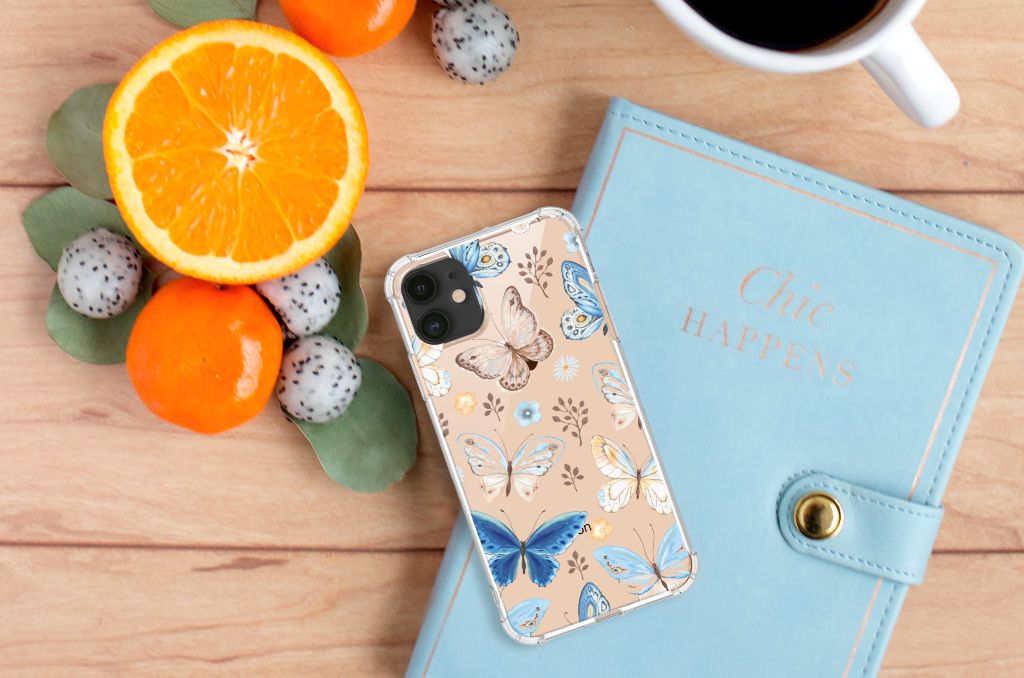 Case Anti-shock voor Apple iPhone 11 Vlinder B2C Telecom