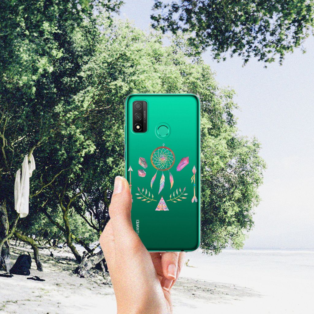 Huawei P Smart 2020 Telefoonhoesje met Naam Boho Dreamcatcher B2C Telecom
