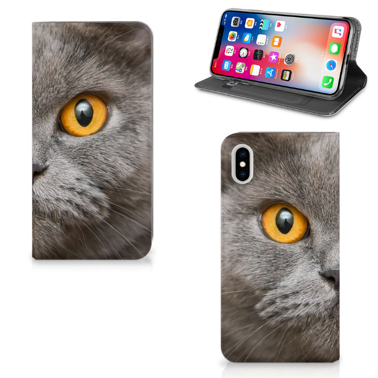 Hoesje maken Apple iPhone Xs Max Britse Korthaar