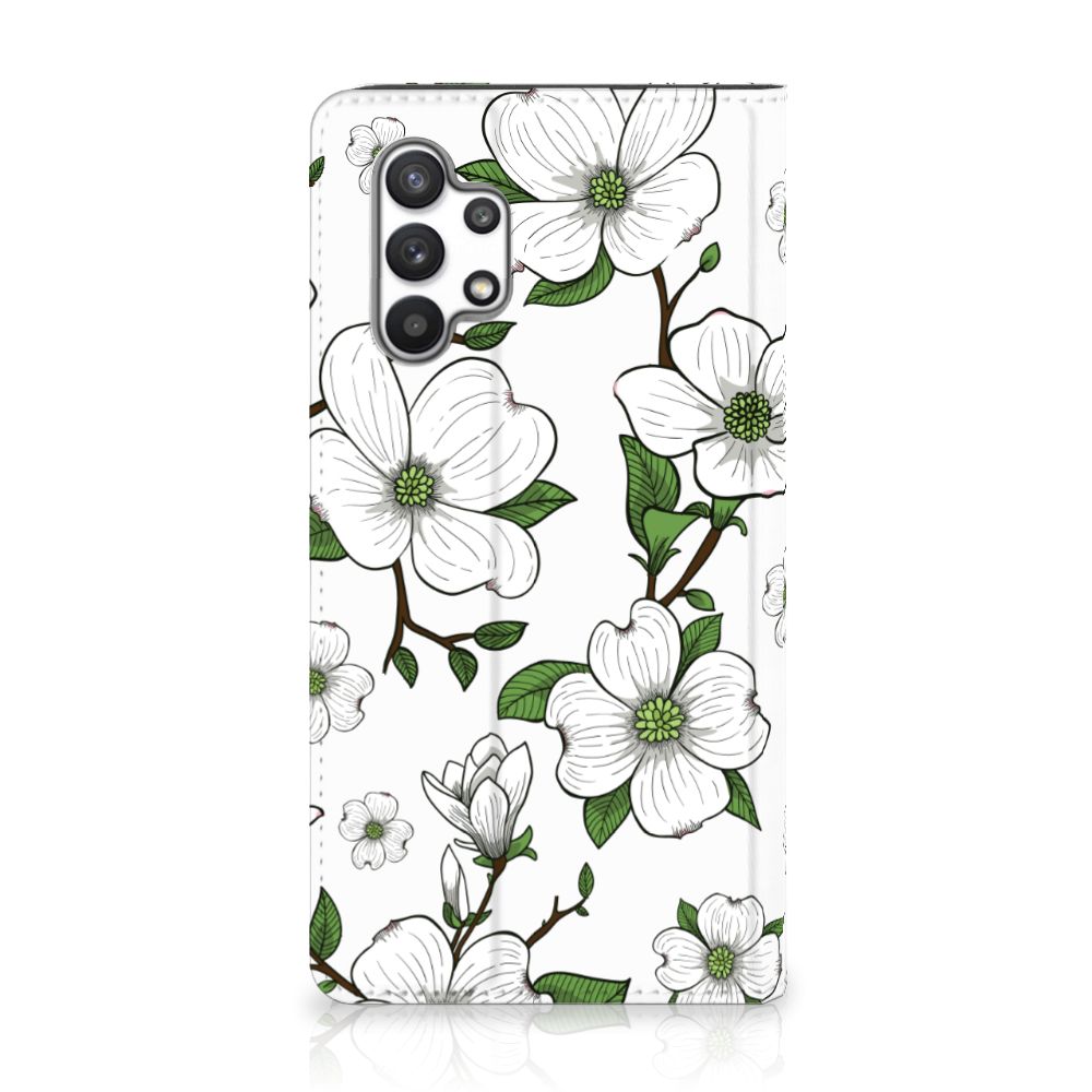 Samsung Galaxy A32 4G | A32 5G Enterprise Editie Smart Cover Dogwood Flowers - B2C Telecom