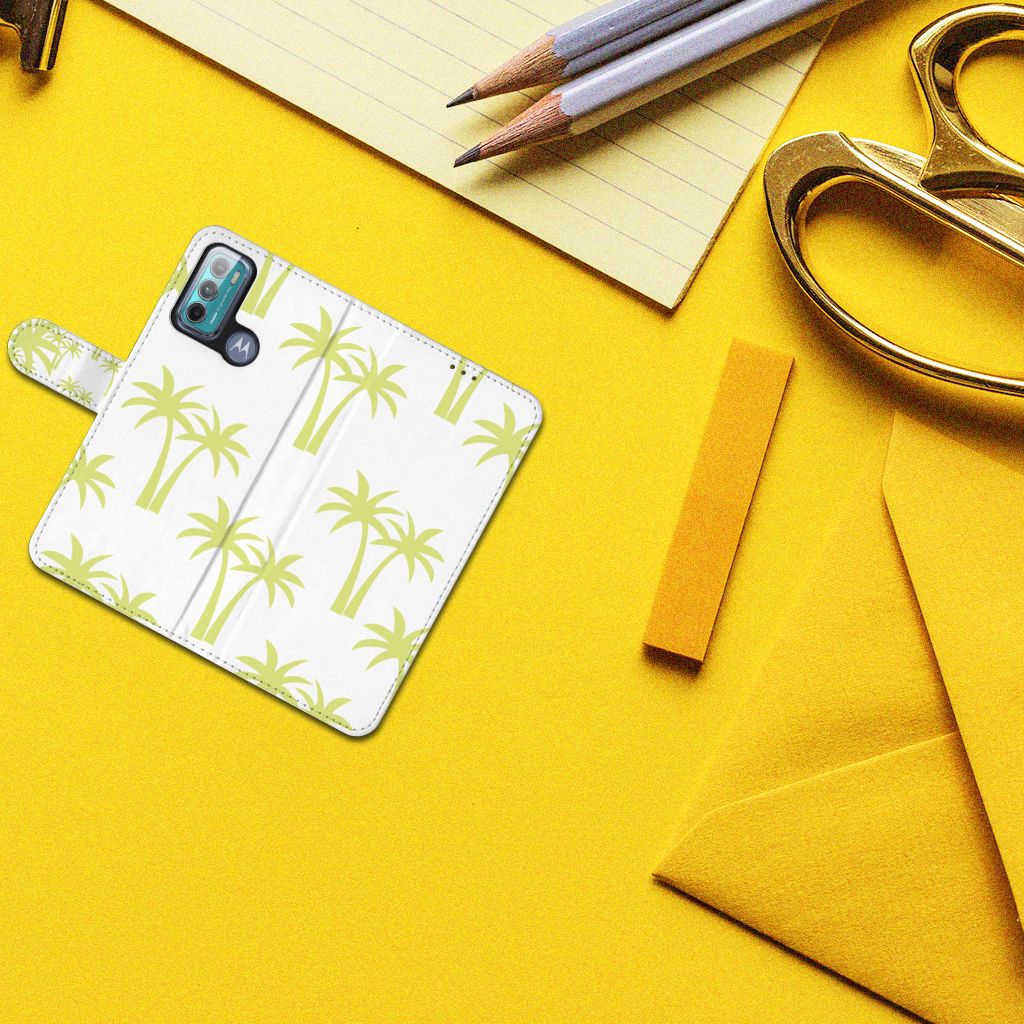 Motorola Moto G60 Hoesje Palmtrees