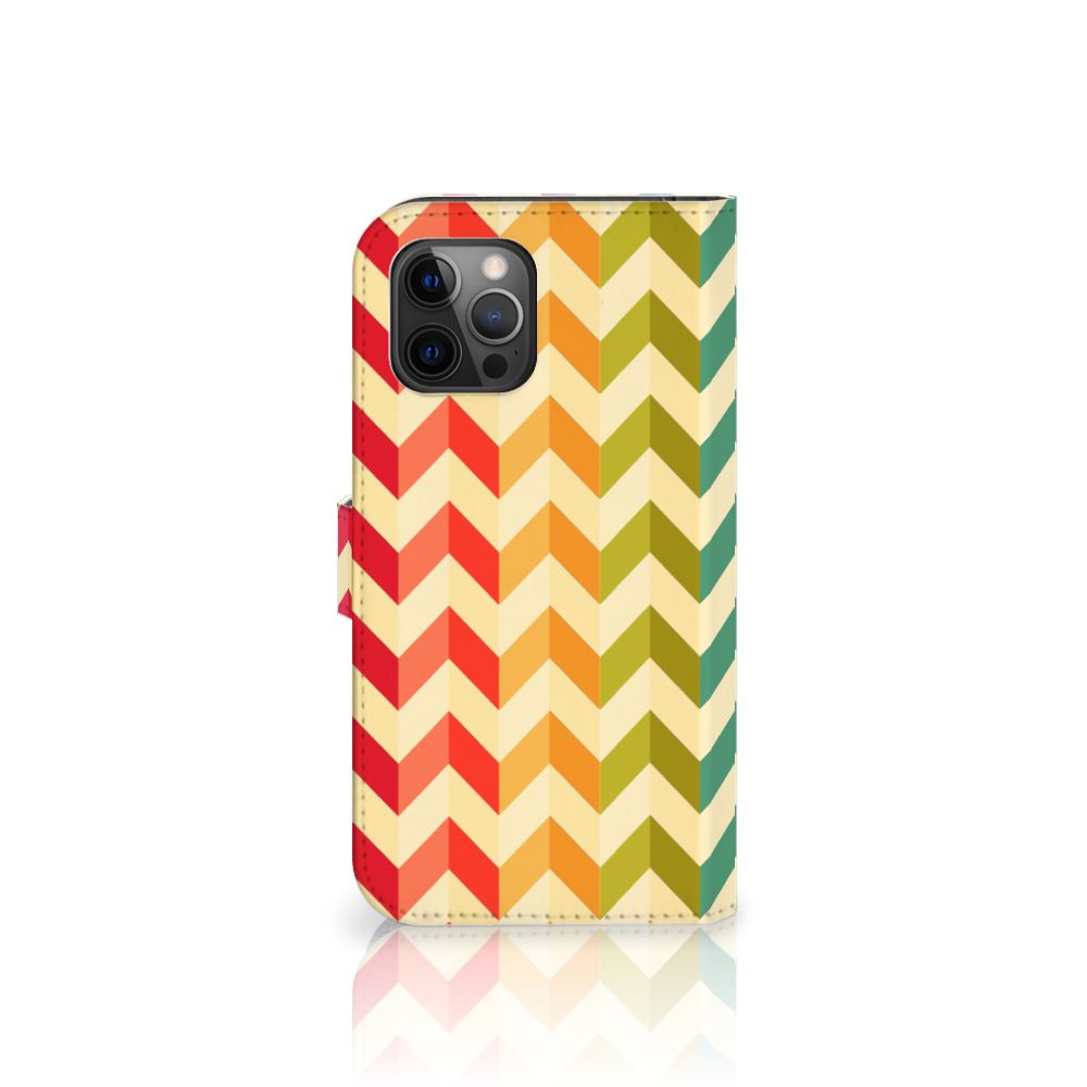 Apple iPhone 12 Pro Max Telefoon Hoesje Zigzag Multi Color