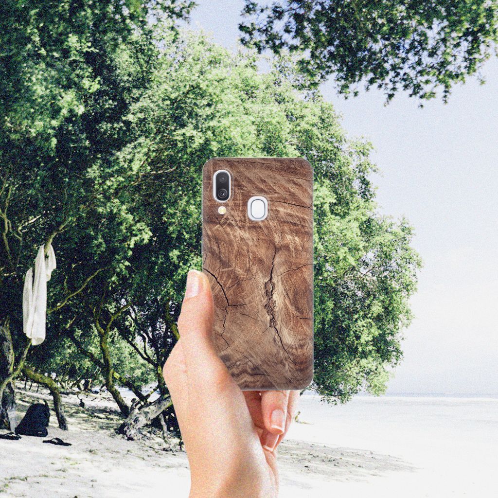 Samsung Galaxy A40 Bumper Hoesje Tree Trunk