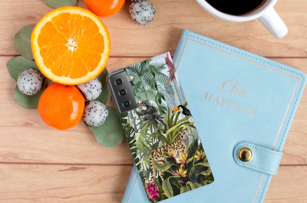 Hoesje maken voor Samsung Galaxy S21 Plus Jungle - B2C Telecom