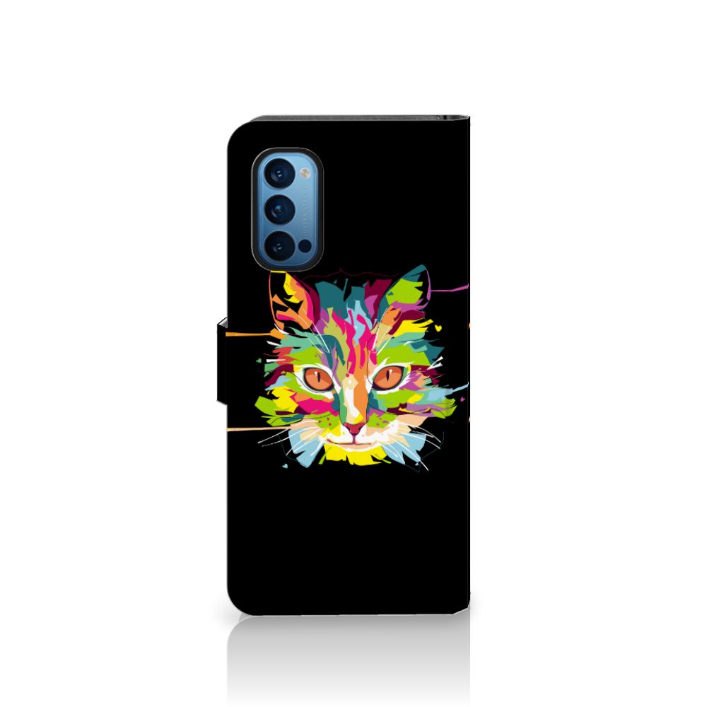 OPPO Reno 4 Pro 5G Leuk Hoesje Cat Color