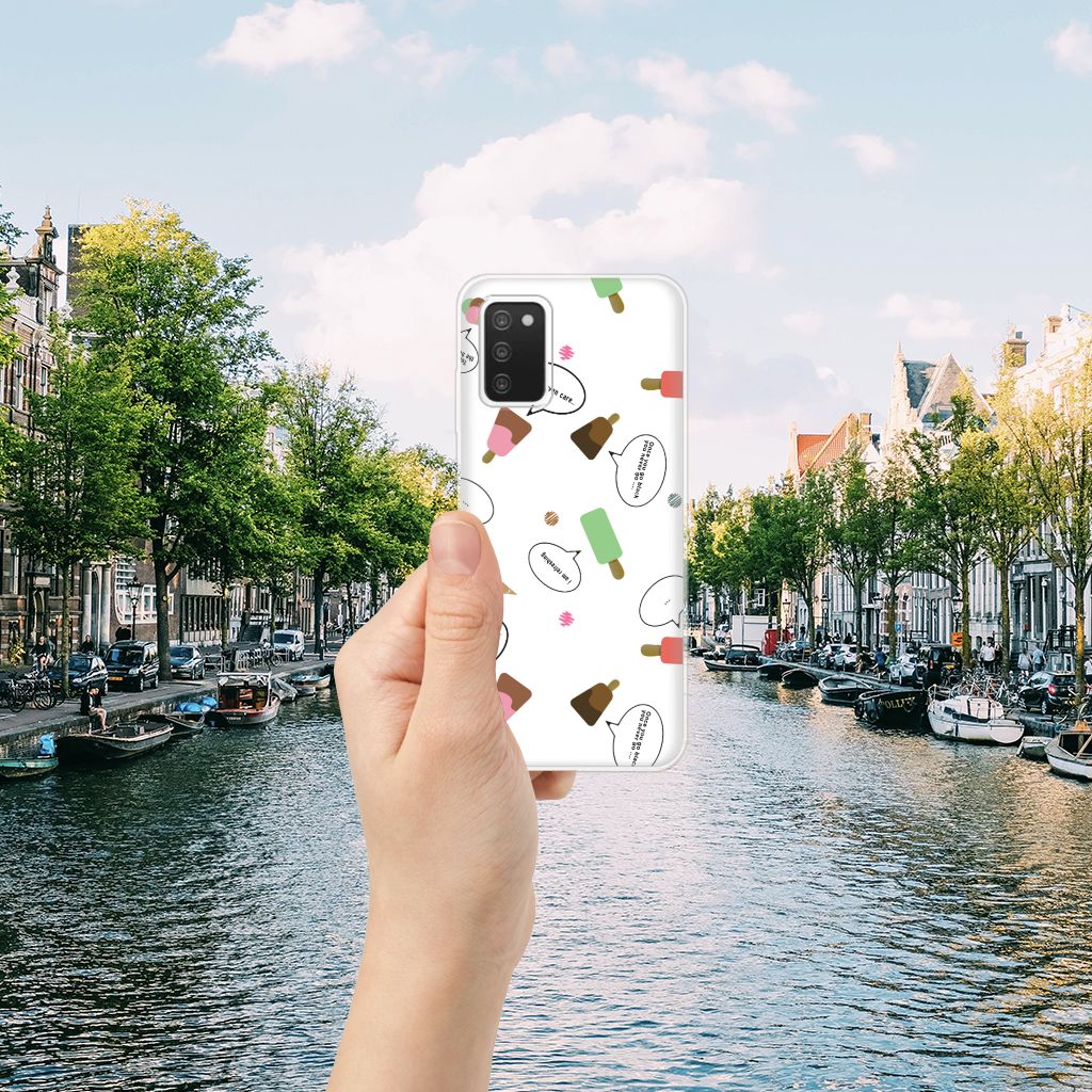 Samsung Galaxy A03S Siliconen Case IJsjes B2C Telecom