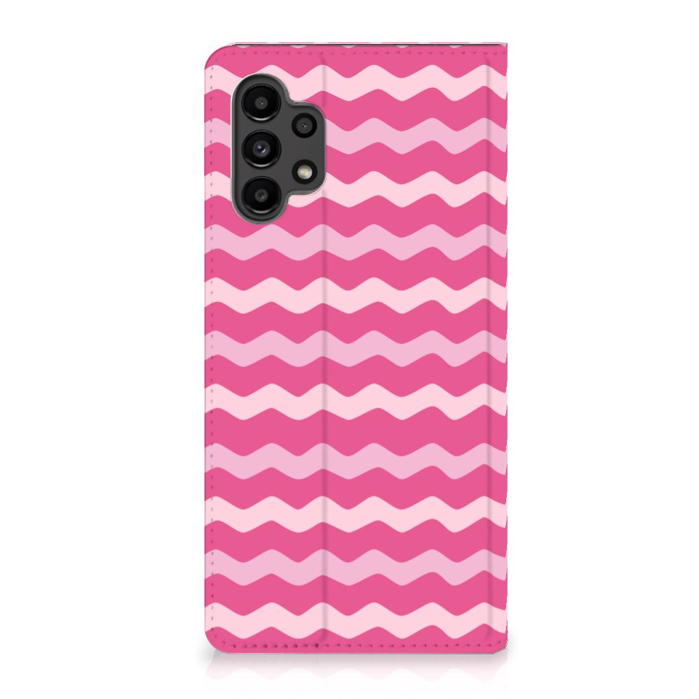 Samsung Galaxy A13 (4G) Hoesje met Magneet Waves Pink - B2C Telecom