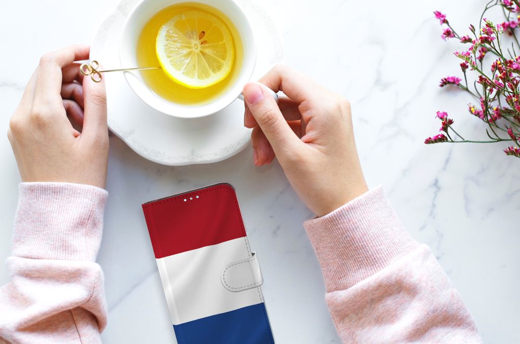 Samsung Galaxy A41 Bookstyle Case Nederlandse Vlag