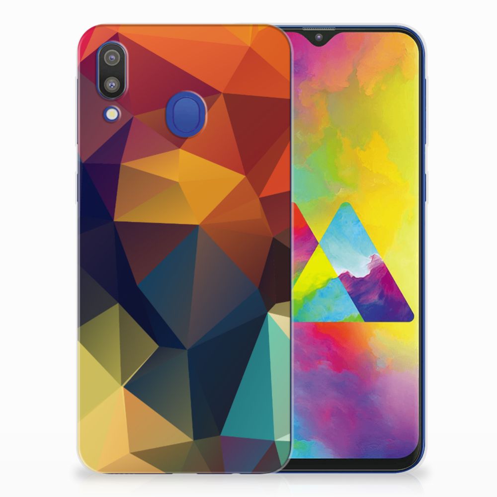 Samsung Galaxy M20 (Power) TPU Hoesje Polygon Color