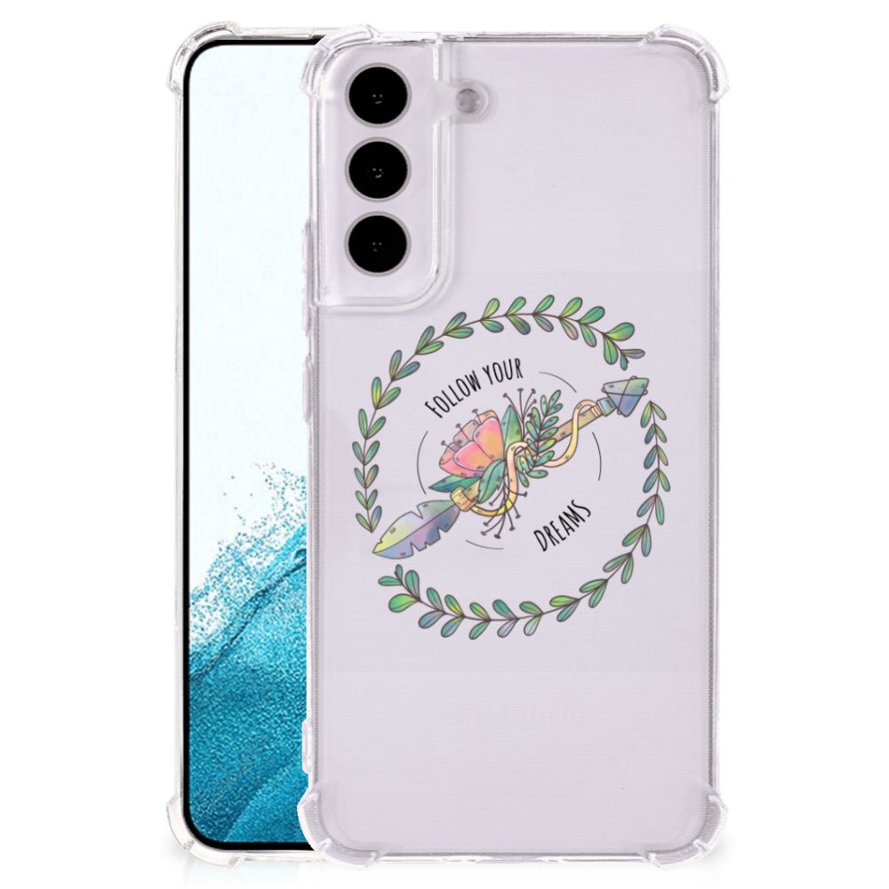 Samsung Galaxy S22 Stevig Bumper Hoesje Boho Dreams B2C Telecom