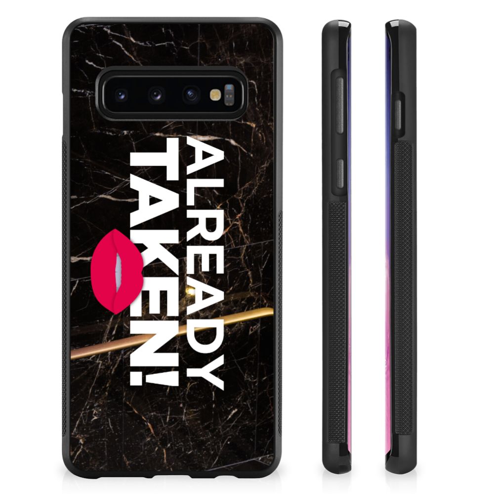 Samsung Galaxy S10+ Hoesje met Quotes Already Taken Black B2C Telecom