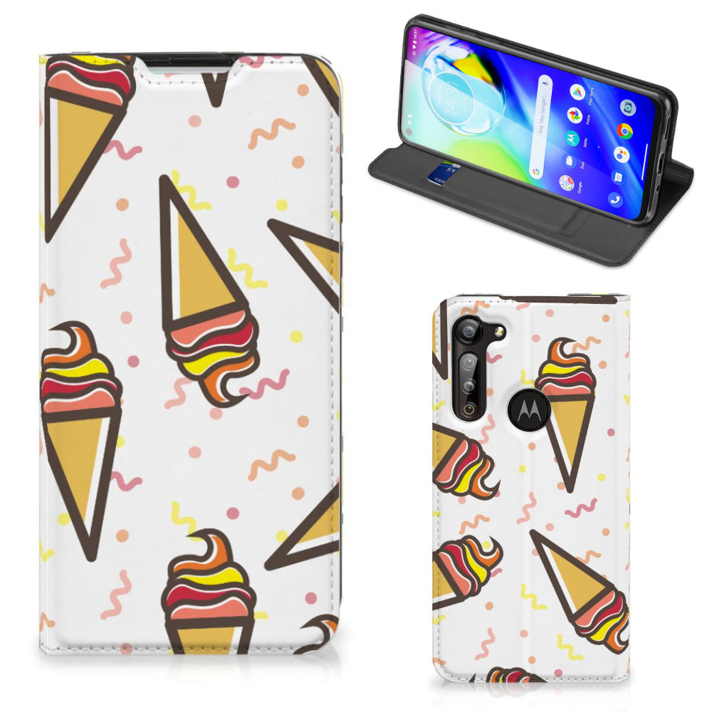 Motorola Moto G8 Power Flip Style Cover Icecream