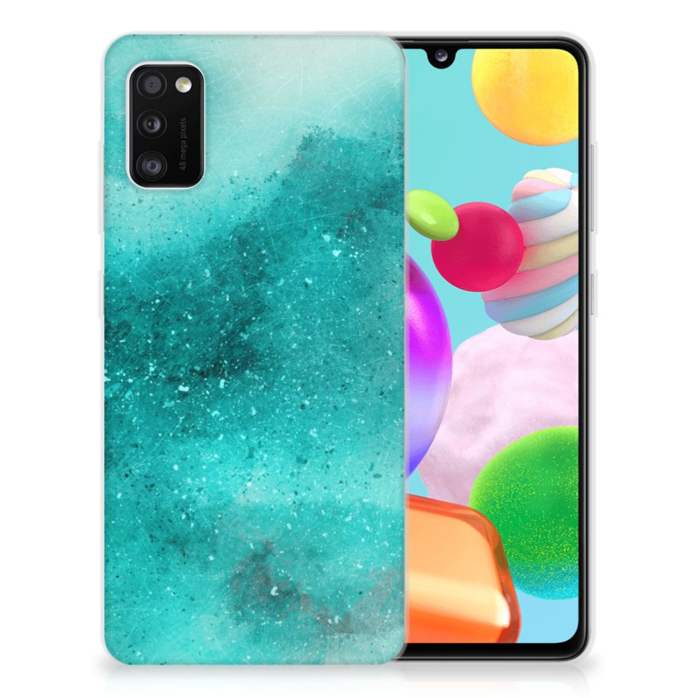 Hoesje maken Samsung Galaxy A41 Painting Blue