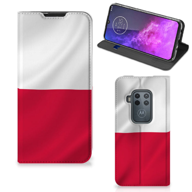 Motorola One Zoom Standcase Polen