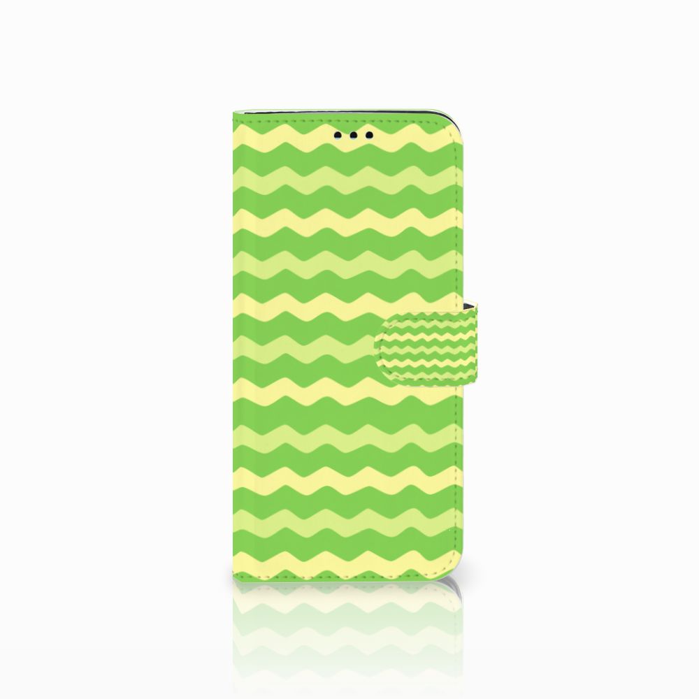 Samsung Galaxy S9 Plus Telefoon Hoesje Waves Green