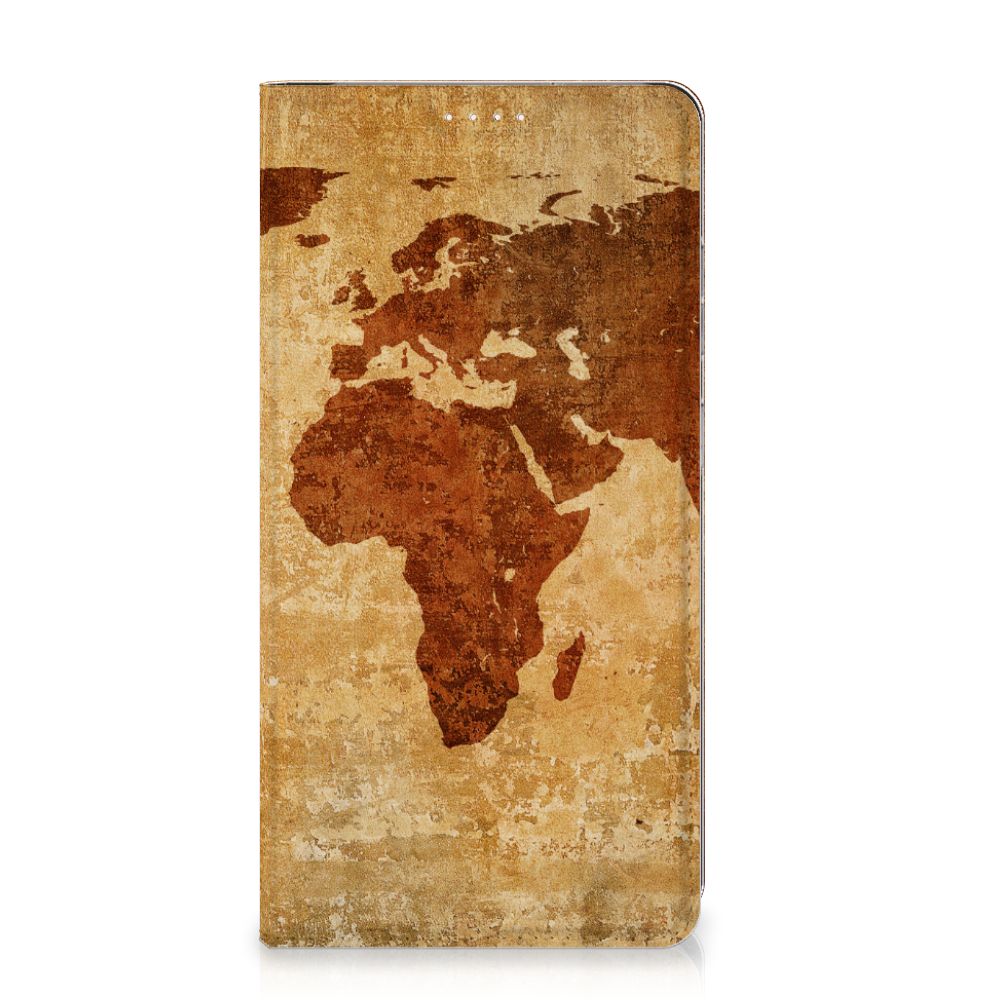 Samsung Galaxy S23 Plus Book Cover Wereldkaart - B2C Telecom