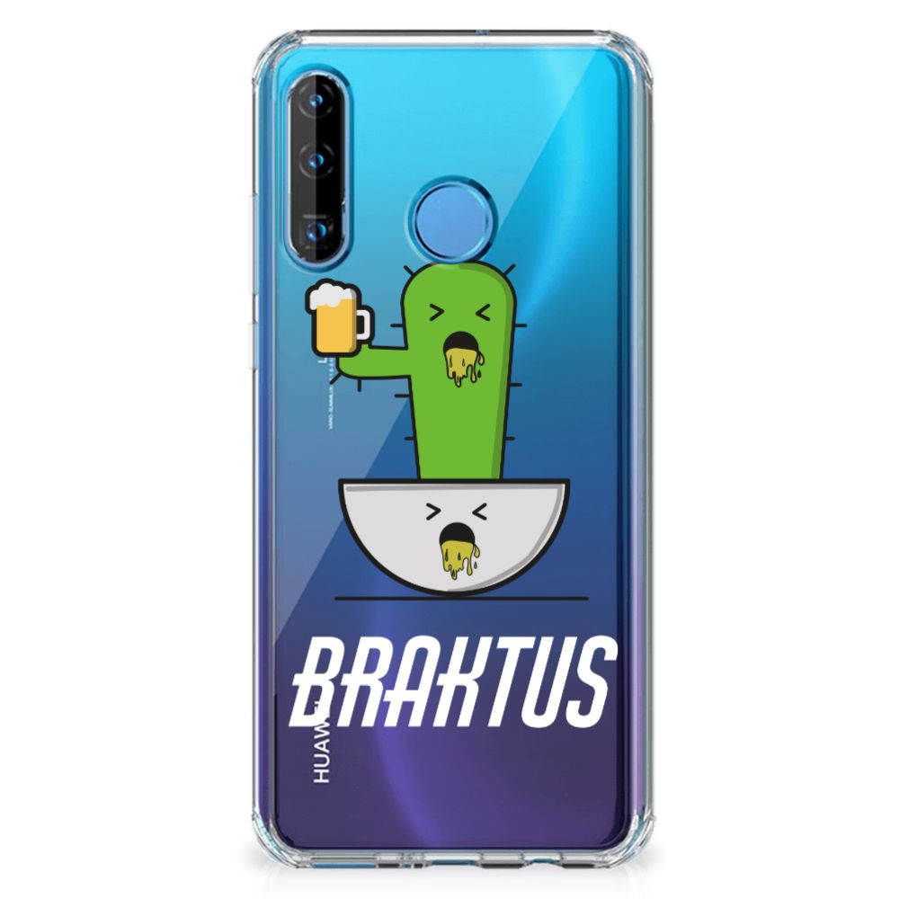 Huawei P30 Lite Stevig Bumper Hoesje Braktus