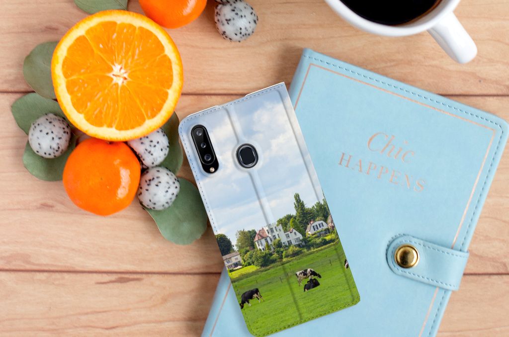 Samsung Galaxy A20s Hoesje maken Koeien - B2C Telecom