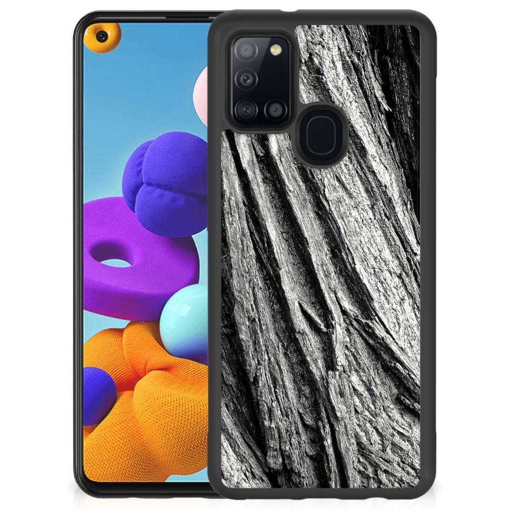 Grip Case Samsung Galaxy A21s Boomschors Grijs