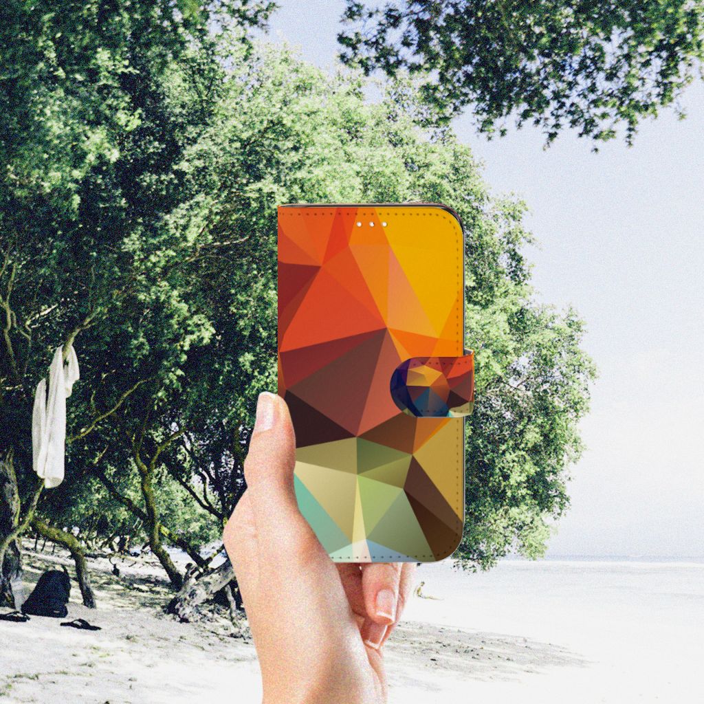 Samsung Galaxy S23 Book Case Polygon Color