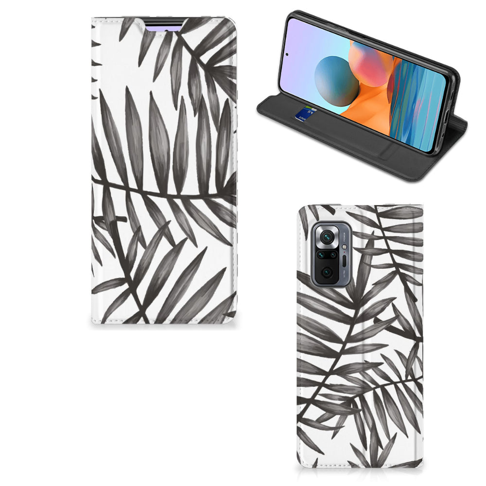 Xiaomi Redmi Note 10 Pro Smart Cover Leaves Grey