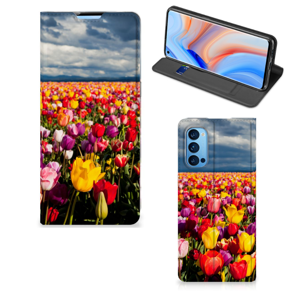 OPPO Reno4 Pro 5G Smart Cover Tulpen - B2C Telecom