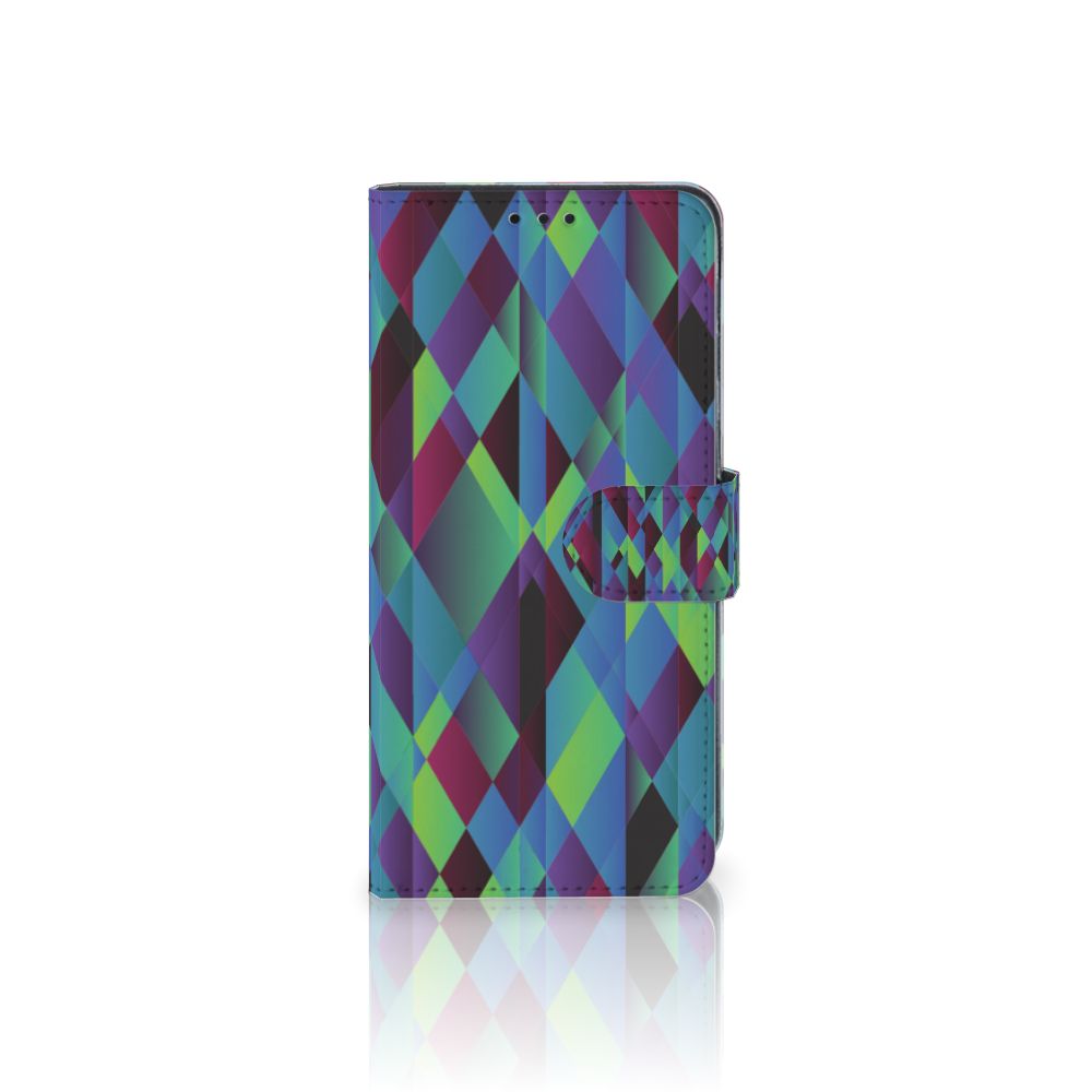 Samsung Galaxy M31 Book Case Abstract Green Blue