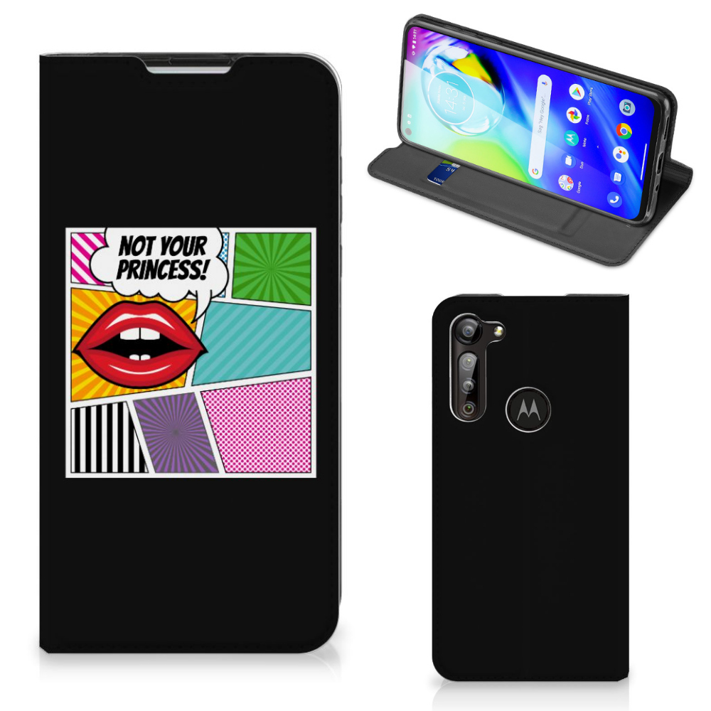 Motorola Moto G8 Power Hippe Standcase Popart Princess - B2C Telecom