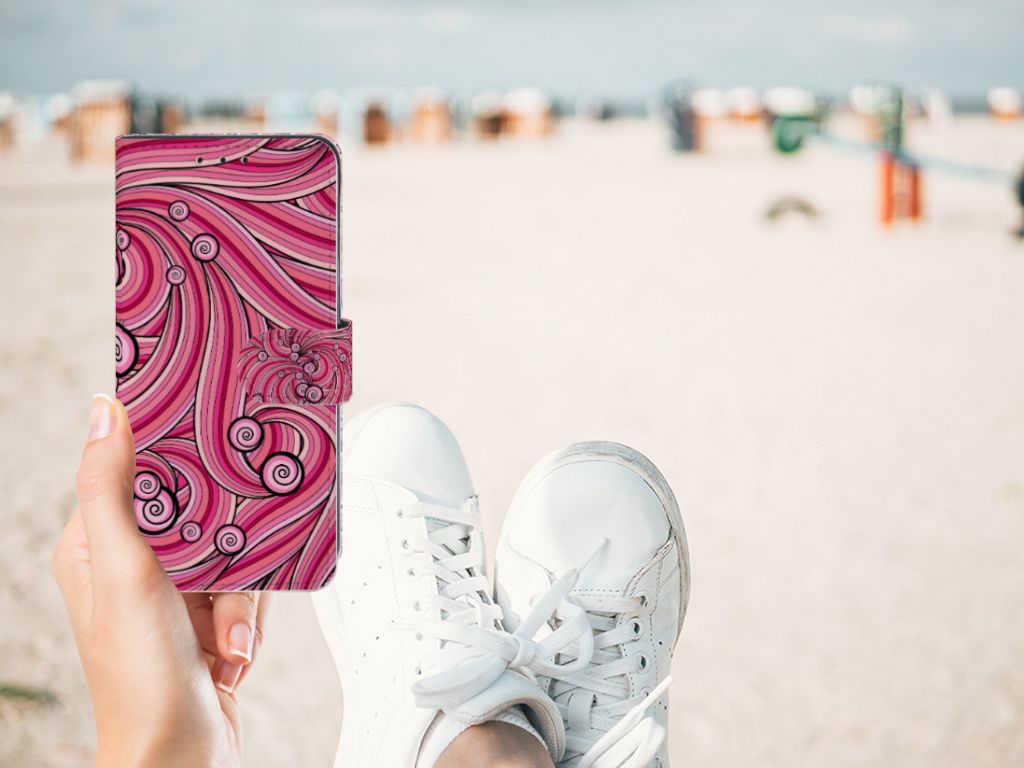 Xiaomi Redmi 8A Hoesje Swirl Pink