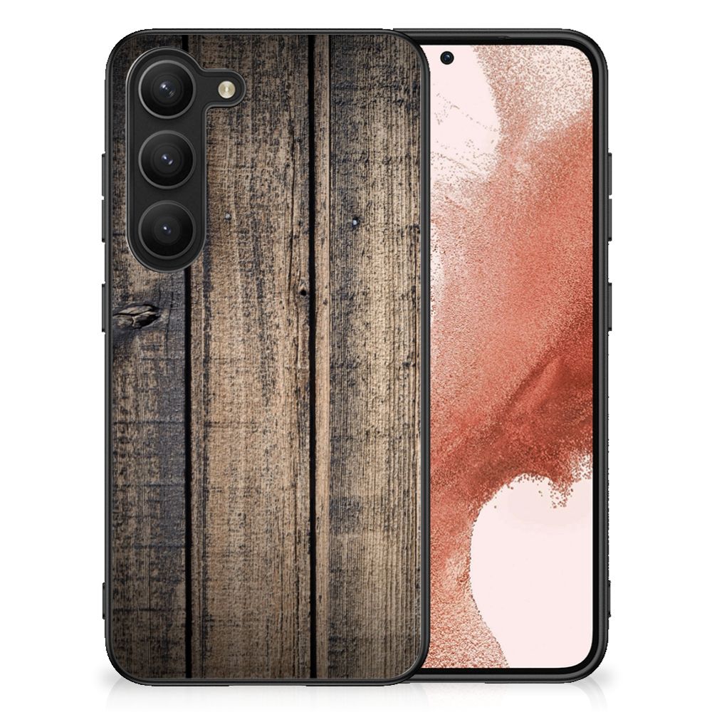 Samsung Galaxy S23 Houten Print Telefoonhoesje Steigerhout B2C Telecom