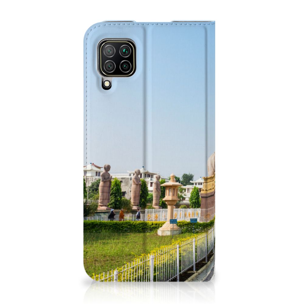 Huawei P40 Lite Book Cover Boeddha