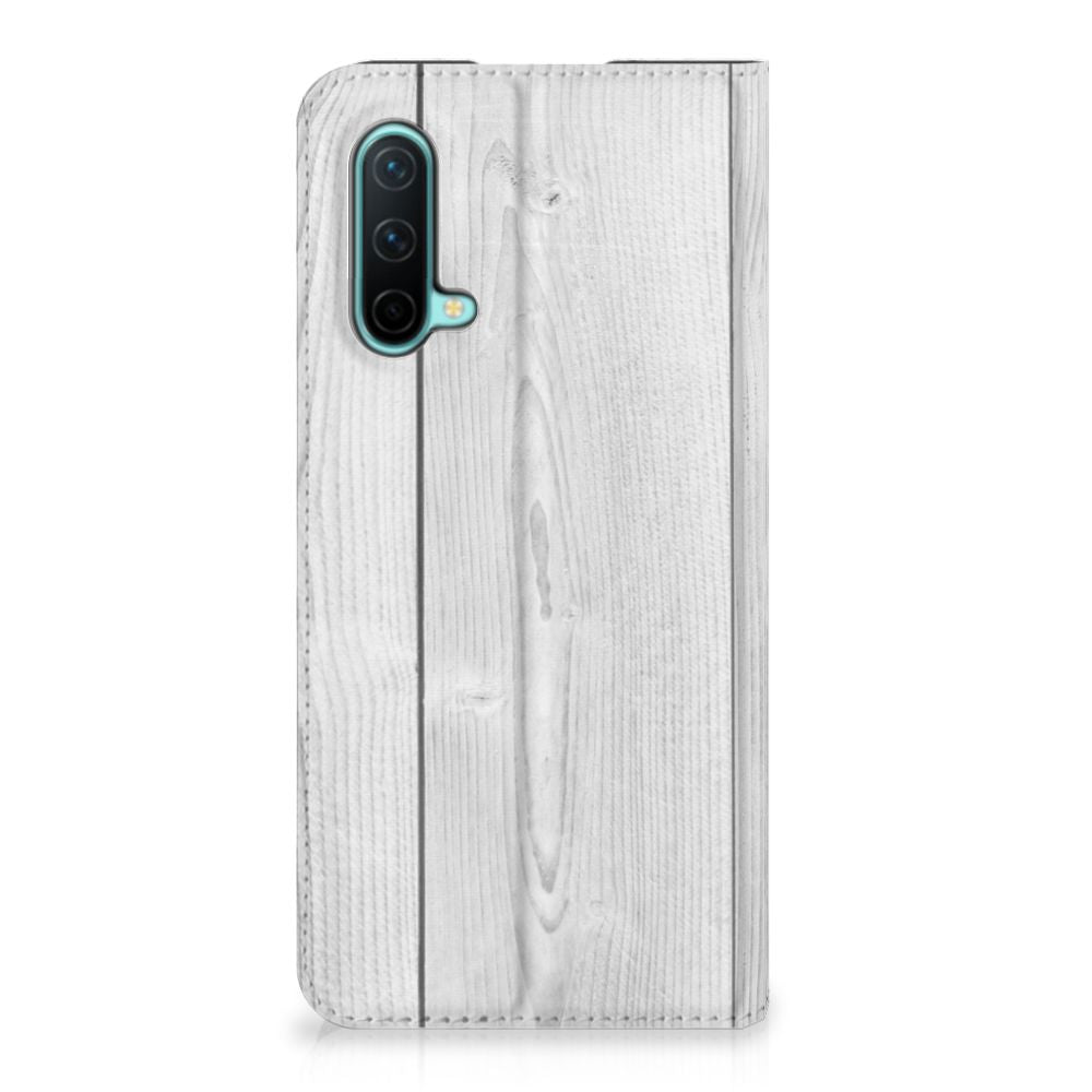 OnePlus Nord CE 5G Book Wallet Case White Wood - B2C Telecom
