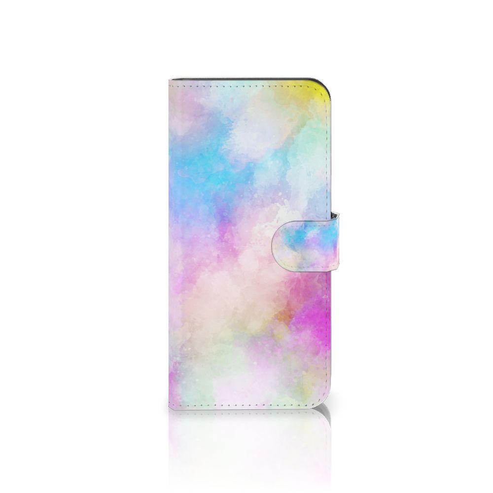 Hoesje Samsung Galaxy A35 Watercolor Light in pastelkleuren met unieke watercolor design voor telefoon hoesje.