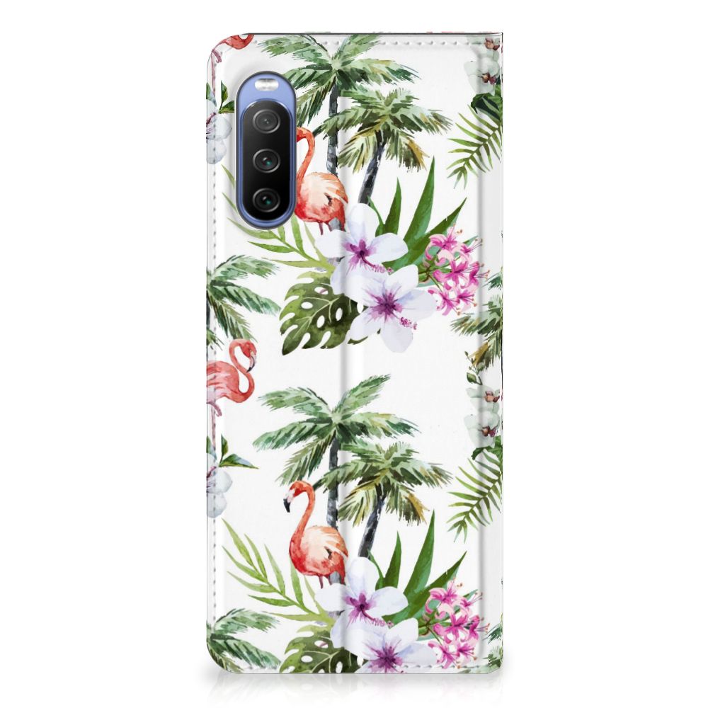 Sony Xperia 10 III Hoesje maken Flamingo Palms - B2C Telecom