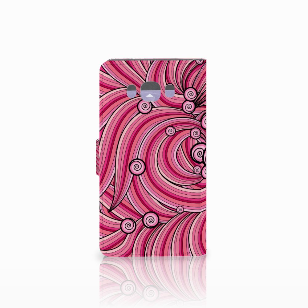 Samsung Galaxy J7 2016 Hoesje Swirl Pink