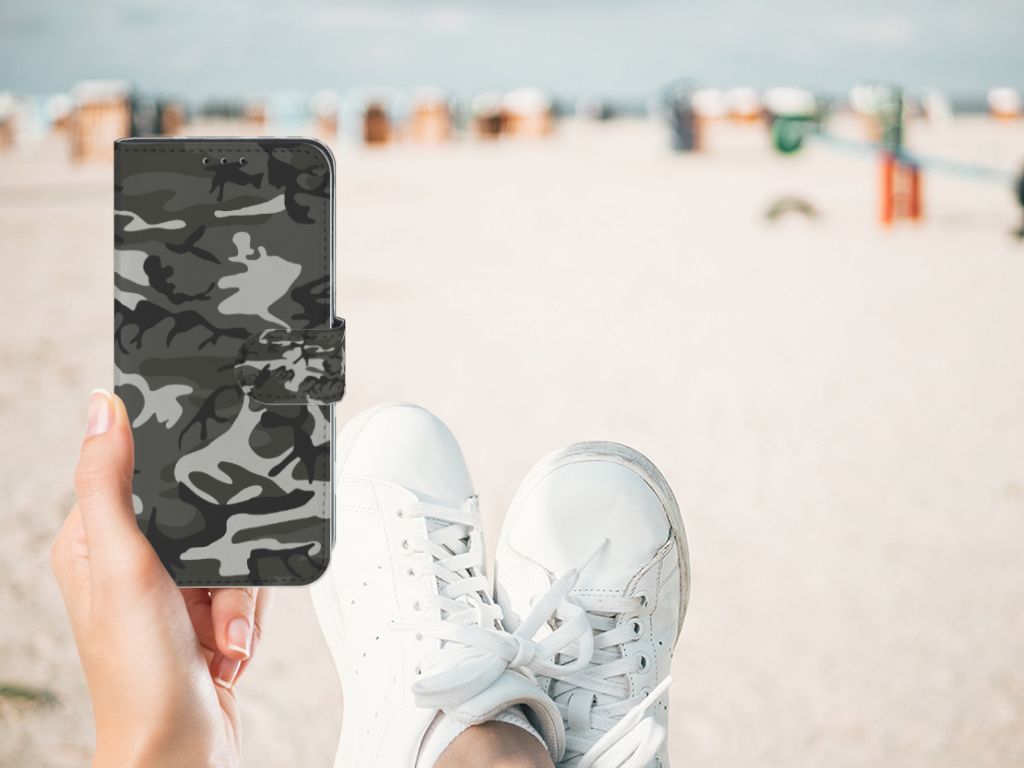 Samsung Galaxy M10 Telefoon Hoesje Army Light