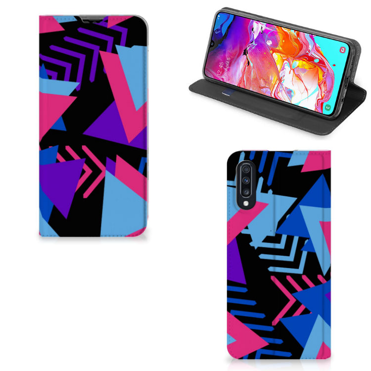 Samsung Galaxy A70 Stand Case Funky Triangle
