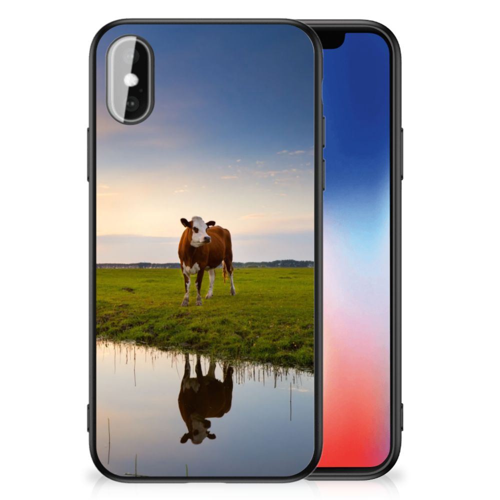 iPhone X | Xs Dierenprint Telefoonhoesje Koe