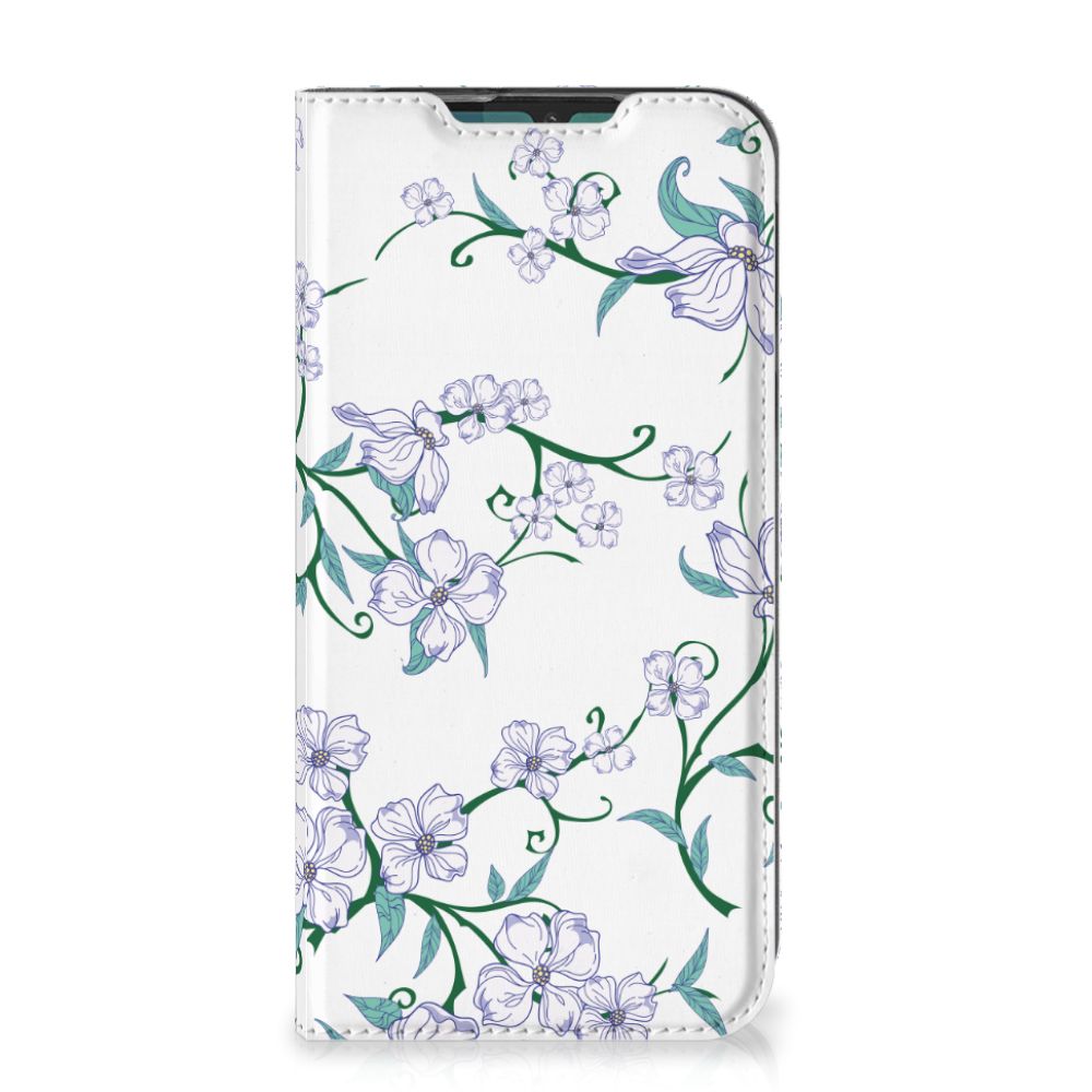 Motorola G8 Plus Uniek Smart Cover Blossom White - B2C Telecom