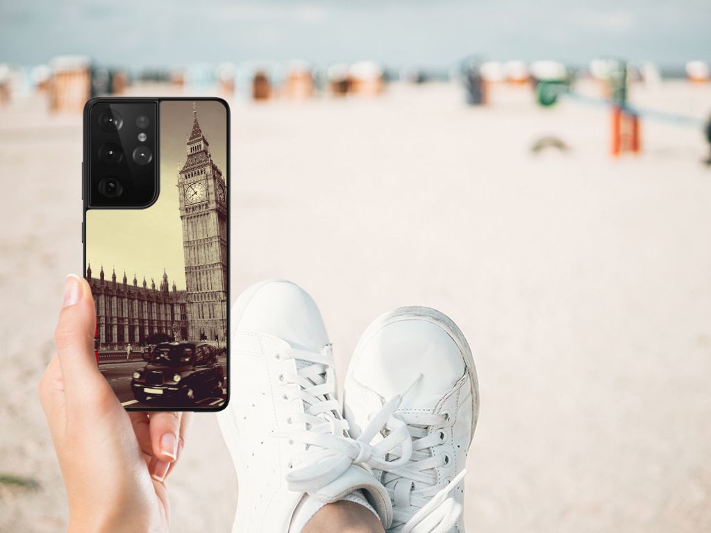 Samsung Galaxy S21 Ultra TPU Backcover Londen B2C Telecom