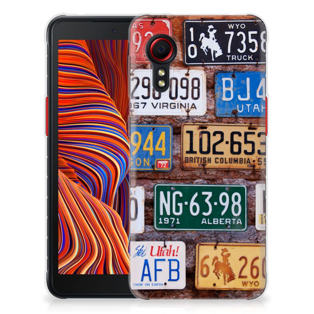 Samsung Galaxy Xcover 5 Siliconen Hoesje met foto Kentekenplaten B2C Telecom
